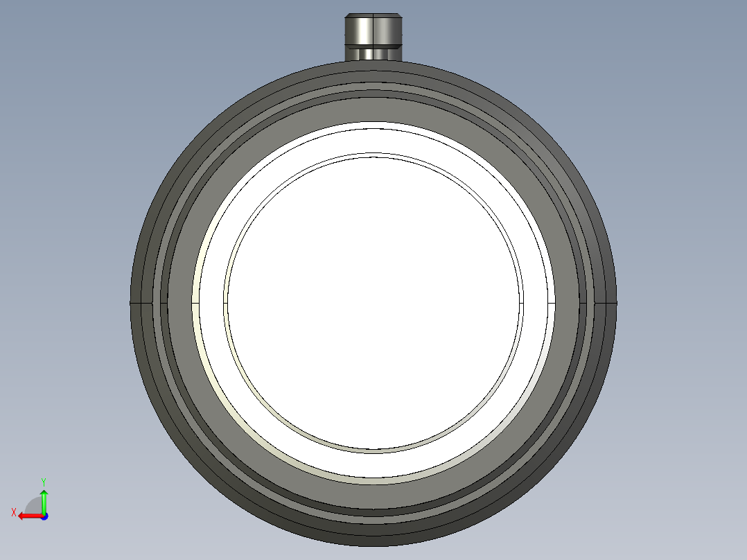 基恩士CA-LH8_2_kc图纸模型后视图