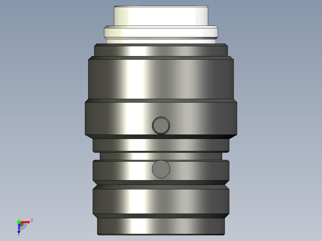 基恩士CA-LH8_2_kc图纸模型俯视图