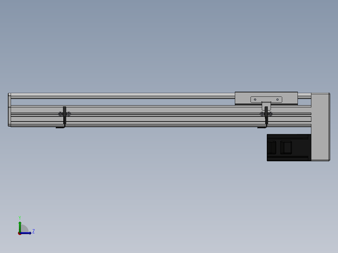 精密模组MY140-T10-450L-BM-P40B-C4-C左视图
