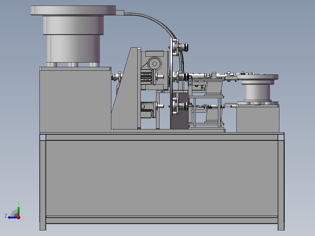 直流电机换相器装配机右视图