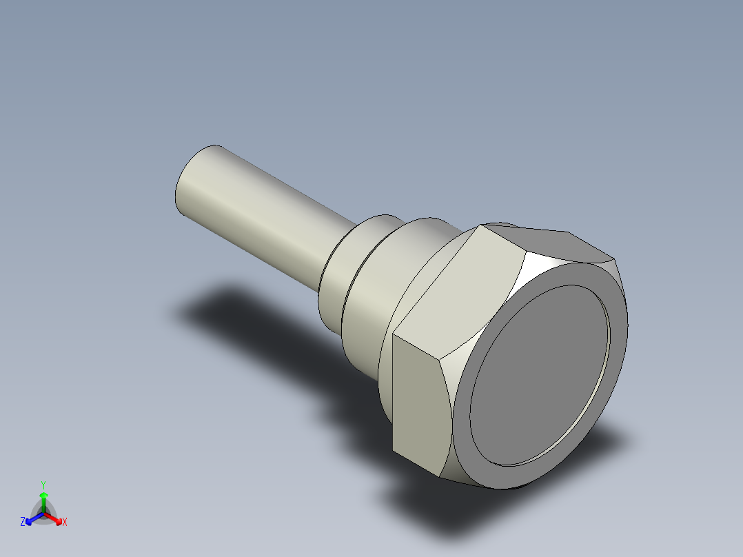 磁性塞頭TMA-3D多系列多零件图纸模型正等轴测图