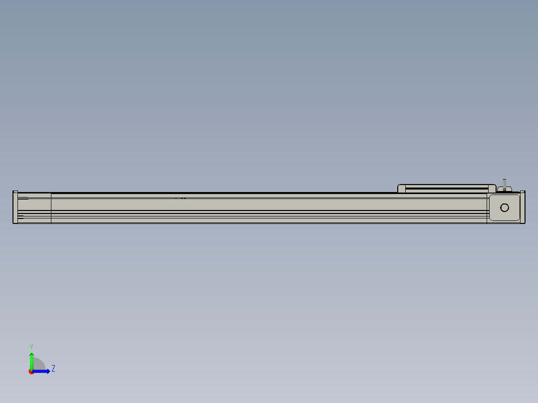 欧规系列-LB8-L150-S900-BL-ZP75-C3左视图