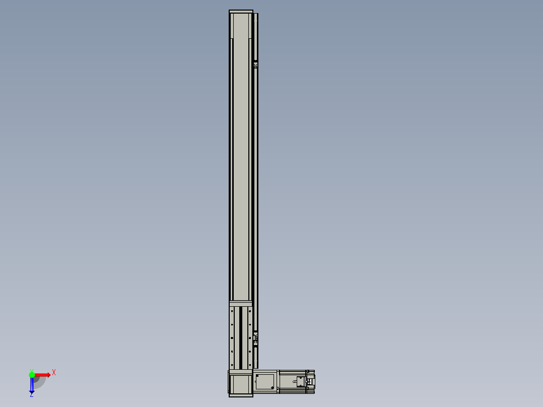 欧规系列-LB8-L150-S900-BL-ZP75-C3俯视图