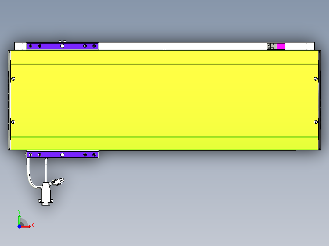 威洛博VL系列直线电机模组-VL22H2-S450前视图
