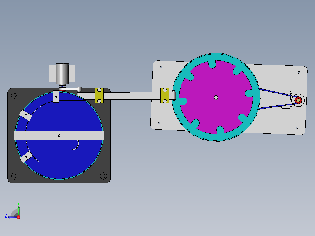 XL-灌装机供瓶机构的设计三维SW设计资料右视图