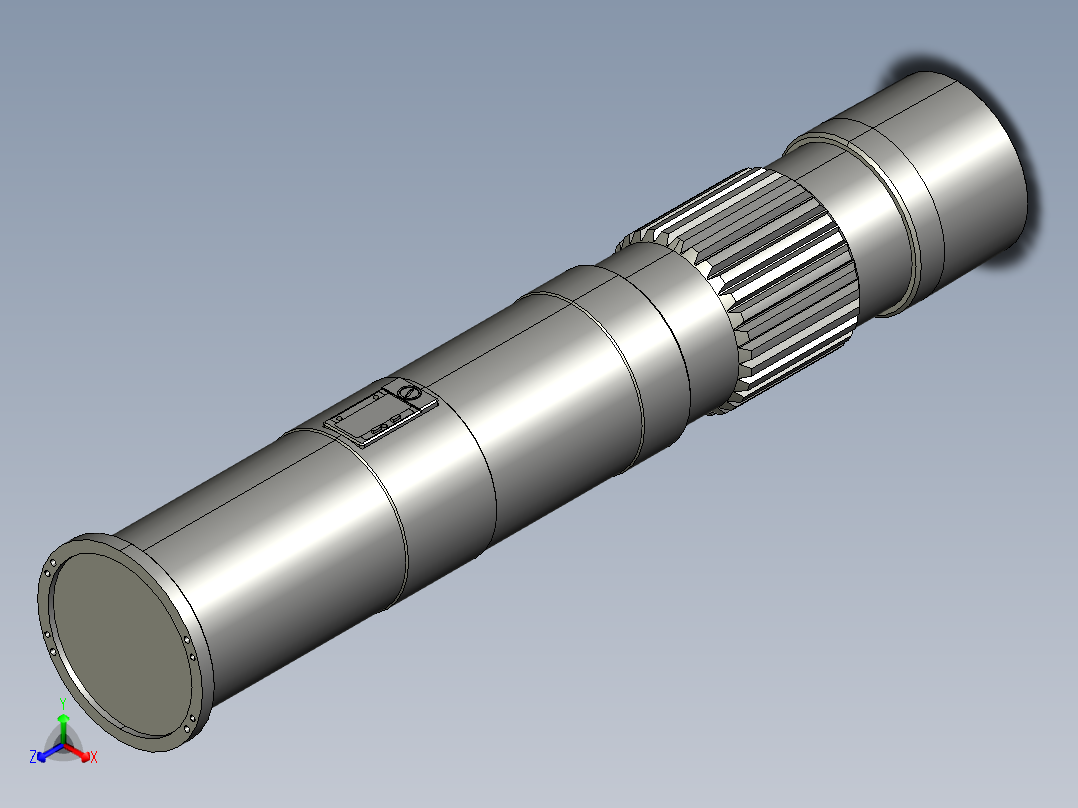 平行光管正等轴测图