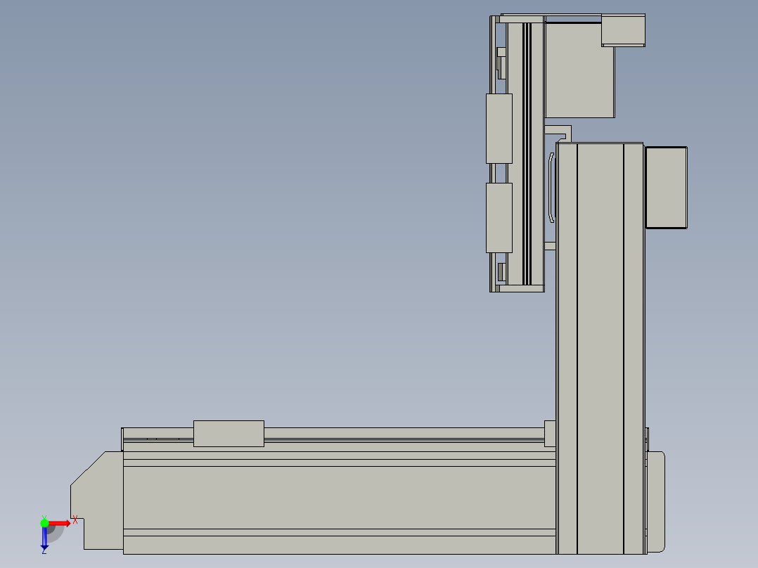 丝杆驱动桌面式平台A441-57步进俯视图