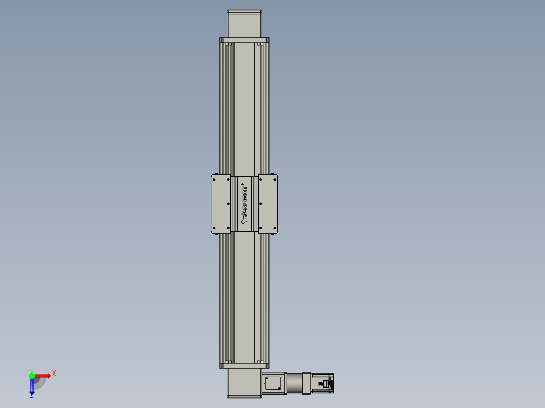 威洛博直线电机模组EB20-L224-S1000-L-ZP75-MS3-5K俯视图