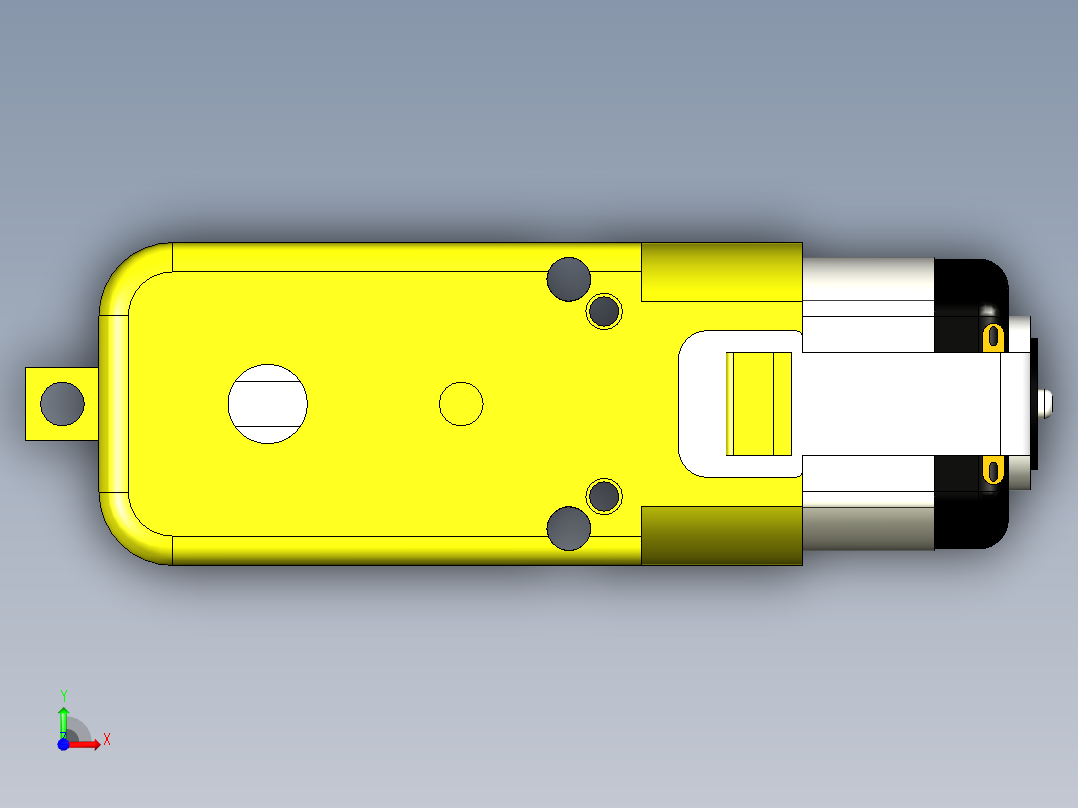直流电机前视图