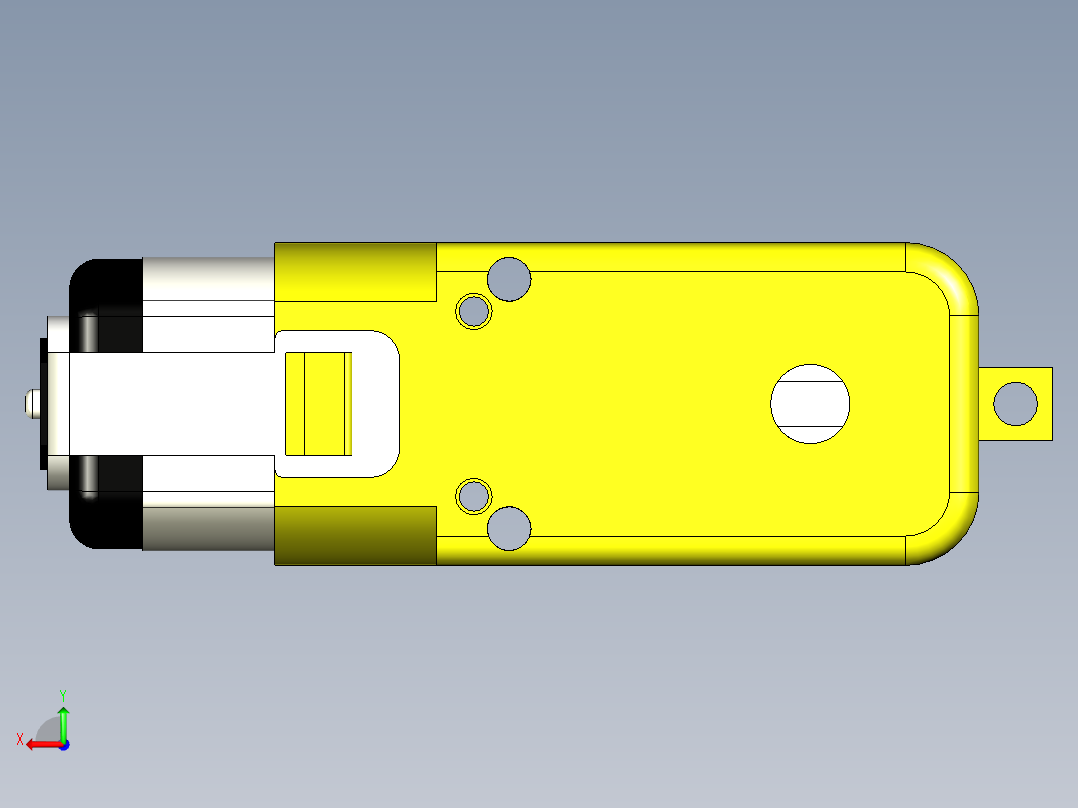 直流电机后视图