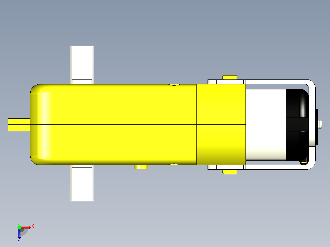 直流电机俯视图