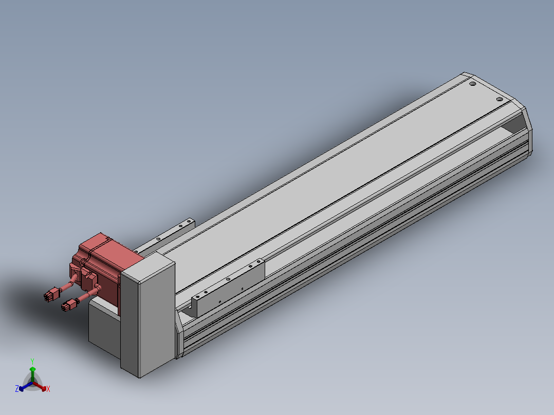 精密模组MT170-L125-500-RU-M75-C4正等轴测图