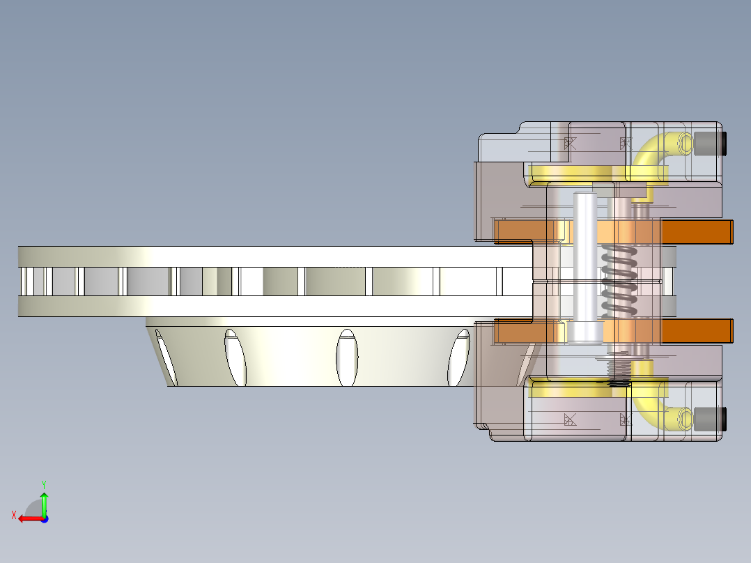 制动器 (34)后视图