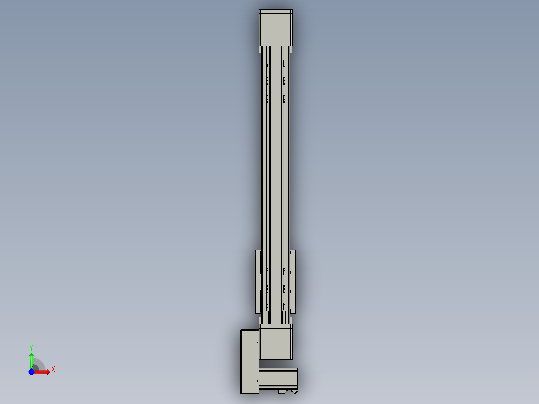 欧规系列-GB8-L96-S550-BL-P40-MS3前视图
