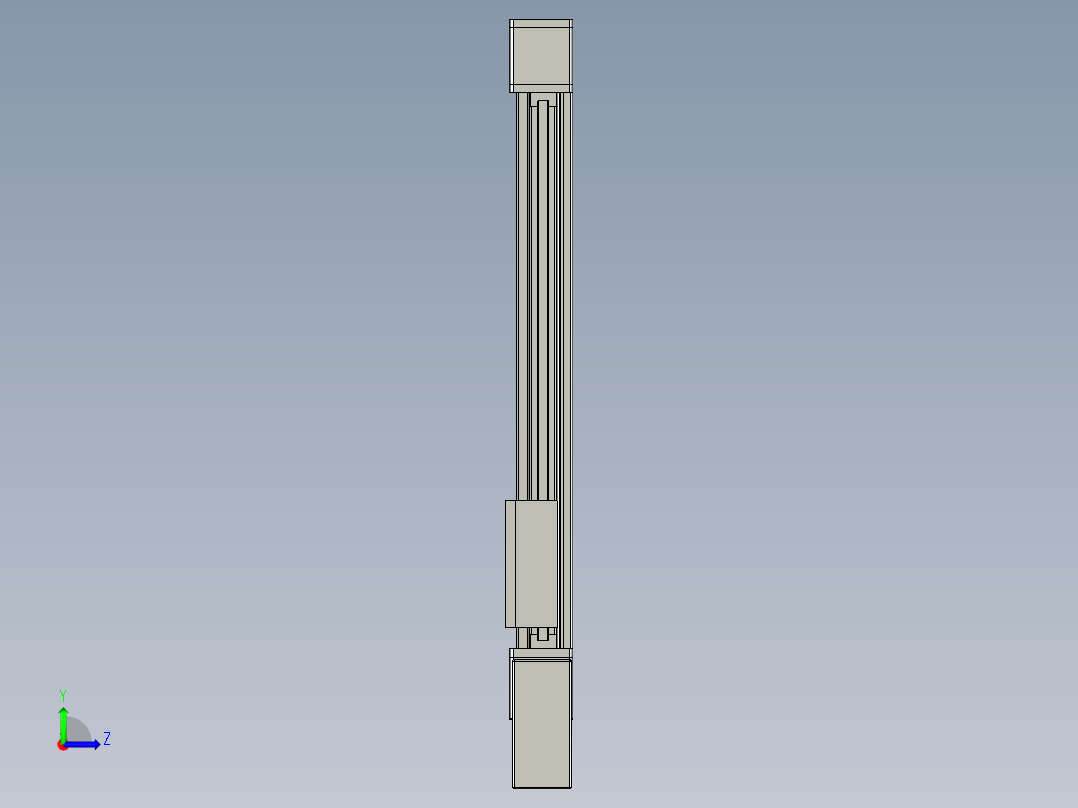 欧规系列-GB8-L96-S550-BL-P40-MS3左视图