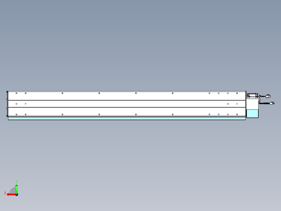 威洛博VBF同步带传动一般环境VBF14-L45-S1000-BLU-ZP40-C3后视图