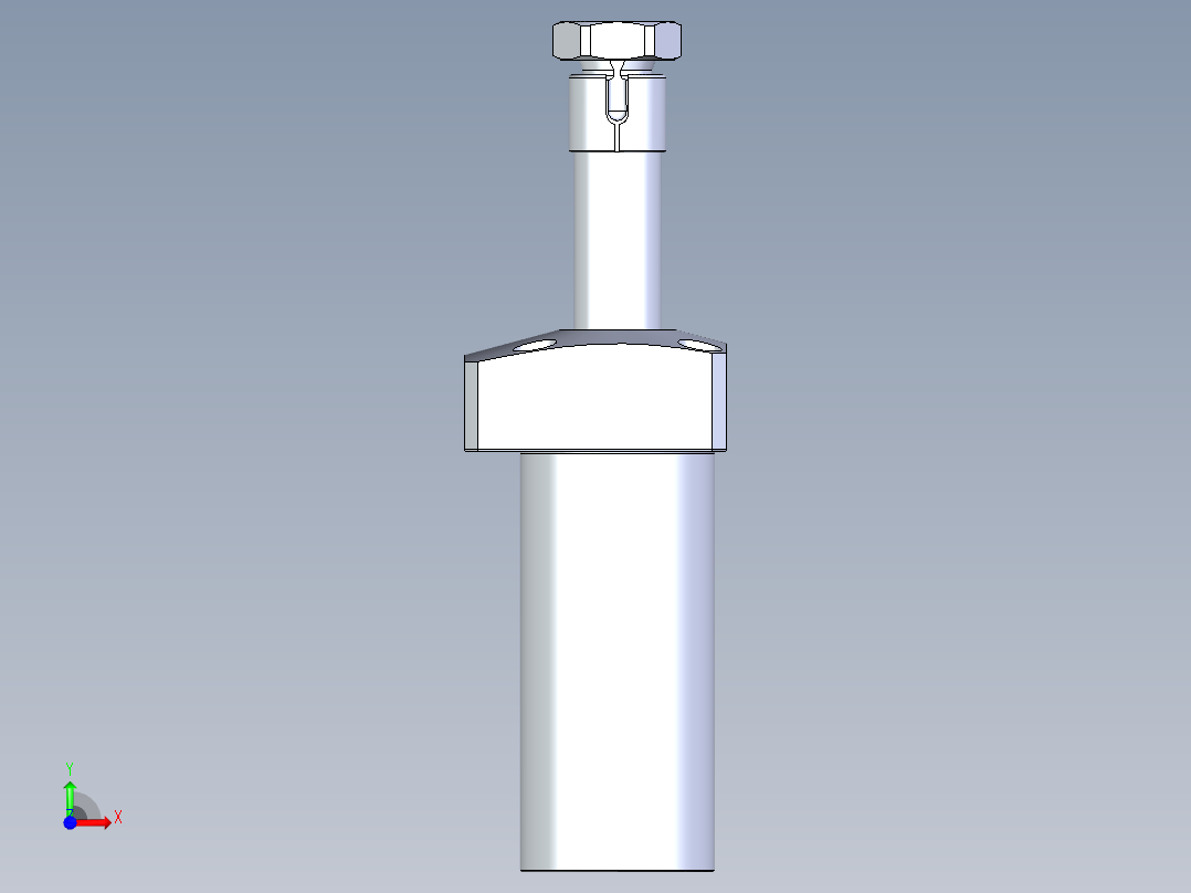 KOSMEKLHA0400-SR-Q25多系列多零件图纸模型前视图