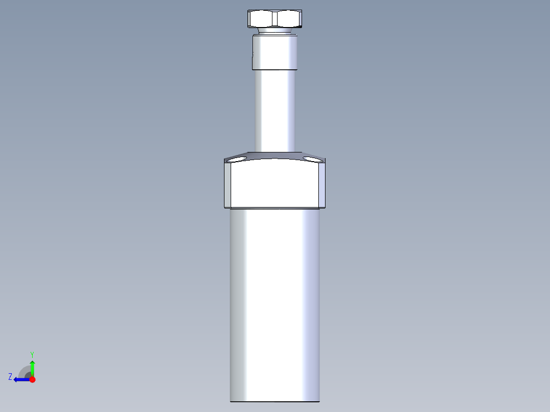 KOSMEKLHA0400-SR-Q25多系列多零件图纸模型右视图