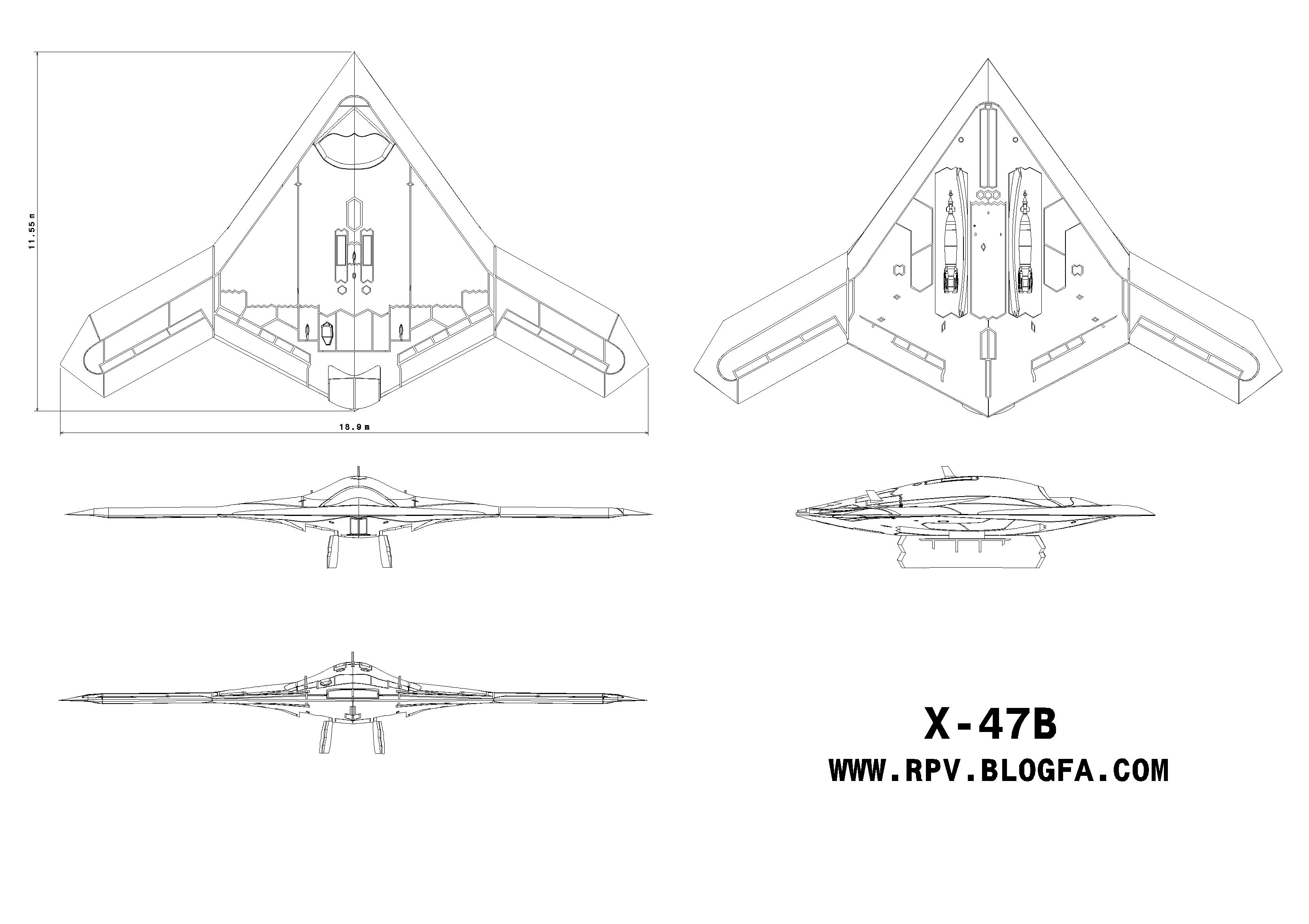 X-47B无人机