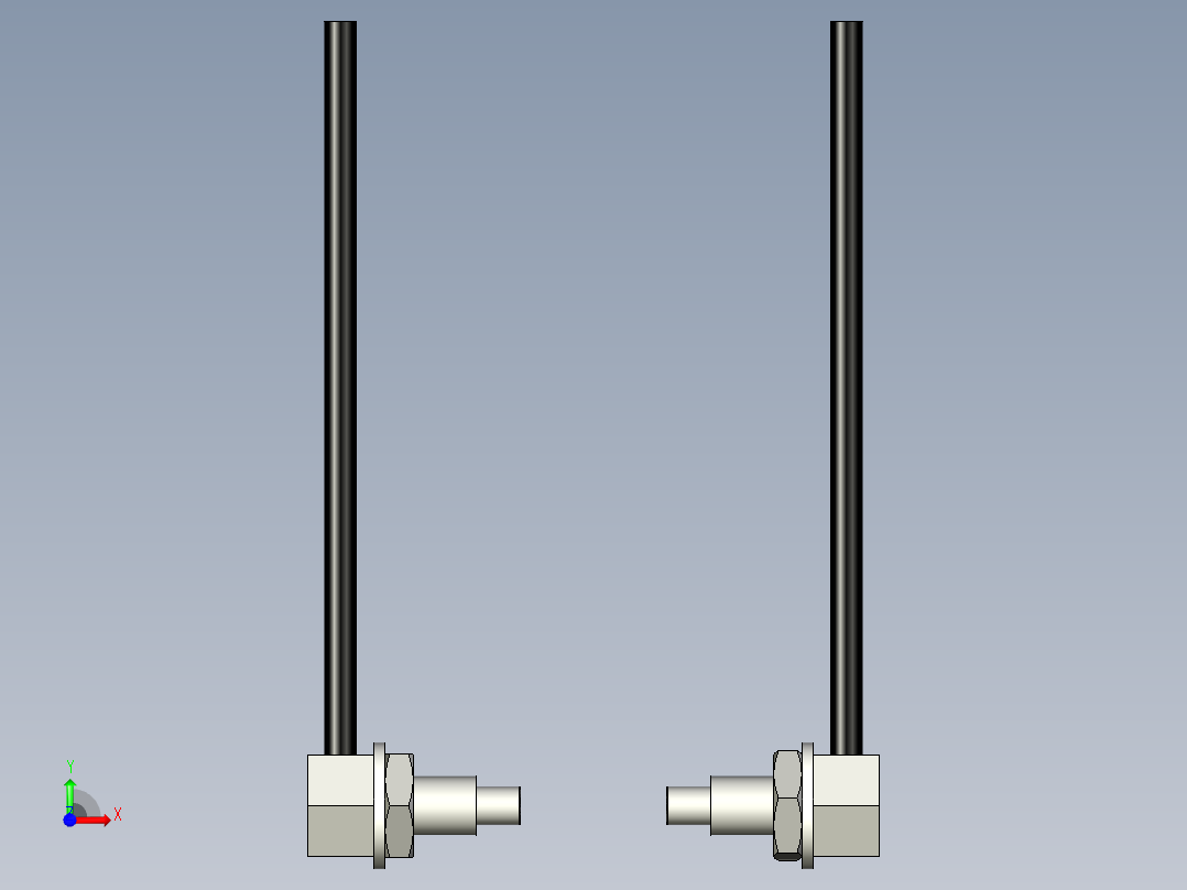 直角光纤_对射型FT-Y32前视图