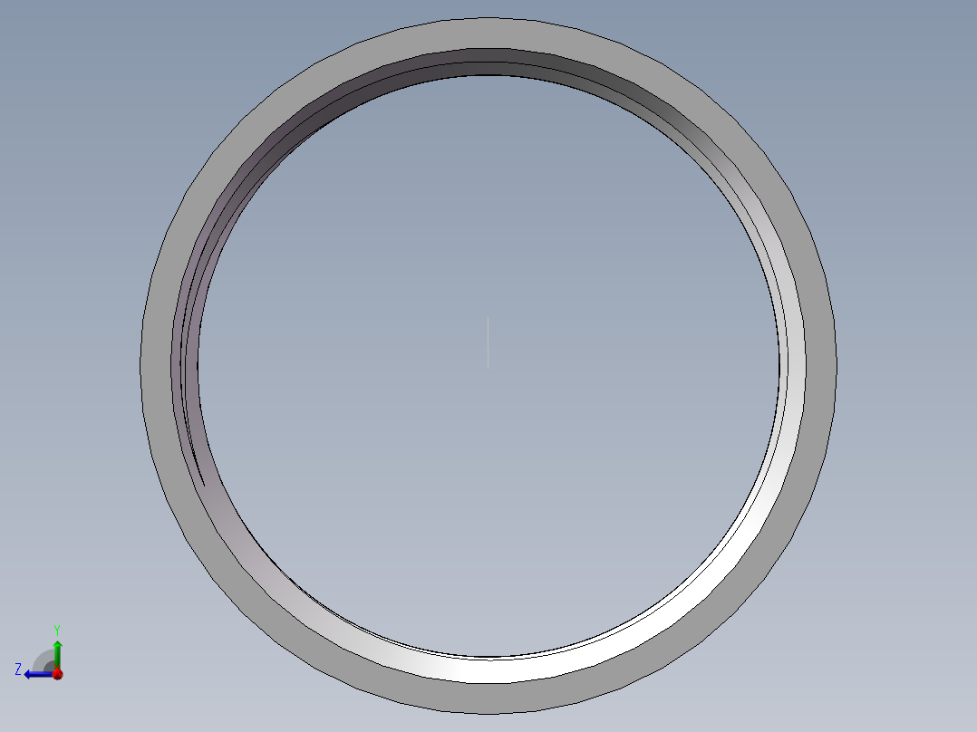 管箍-等径直通 DN32右视图
