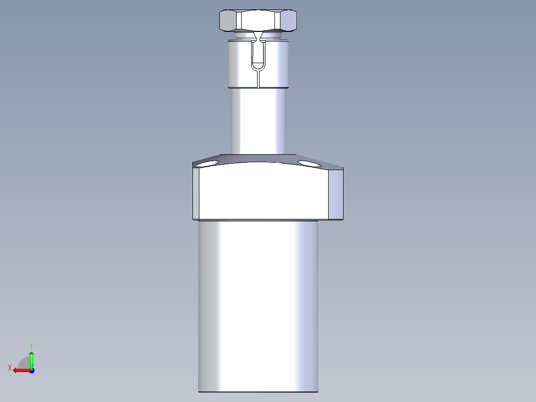 KOSMEKLHA0550-SL-Q20多系列多零件图纸模型后视图