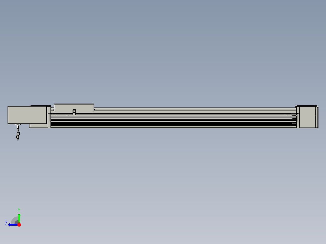 威洛博直线电机模组EB16-L208-S1050-BL-ZP75-MS3-5K右视图