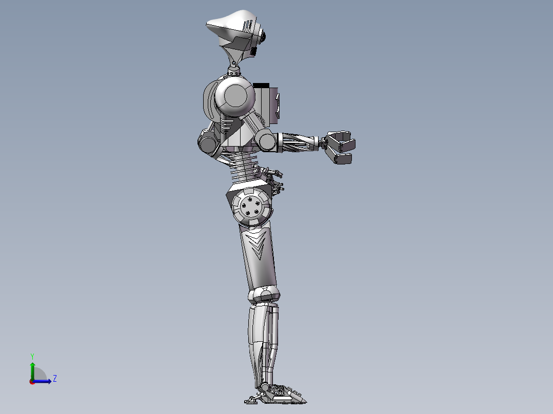 ET机器人左视图