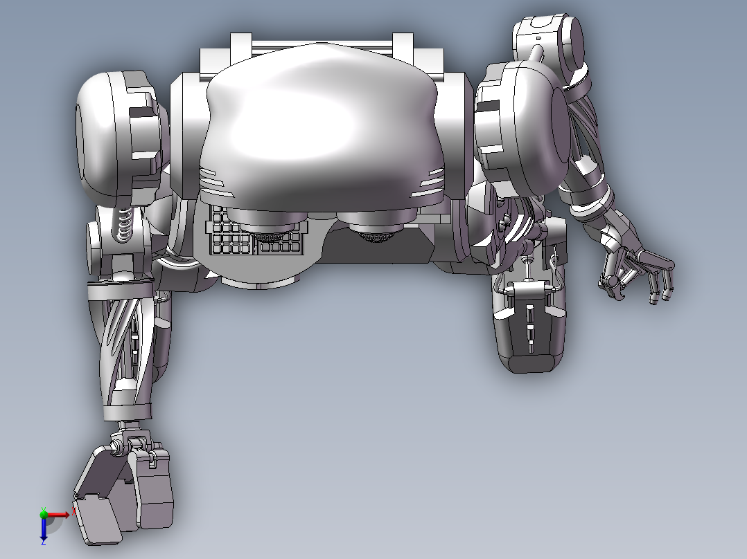 ET机器人俯视图