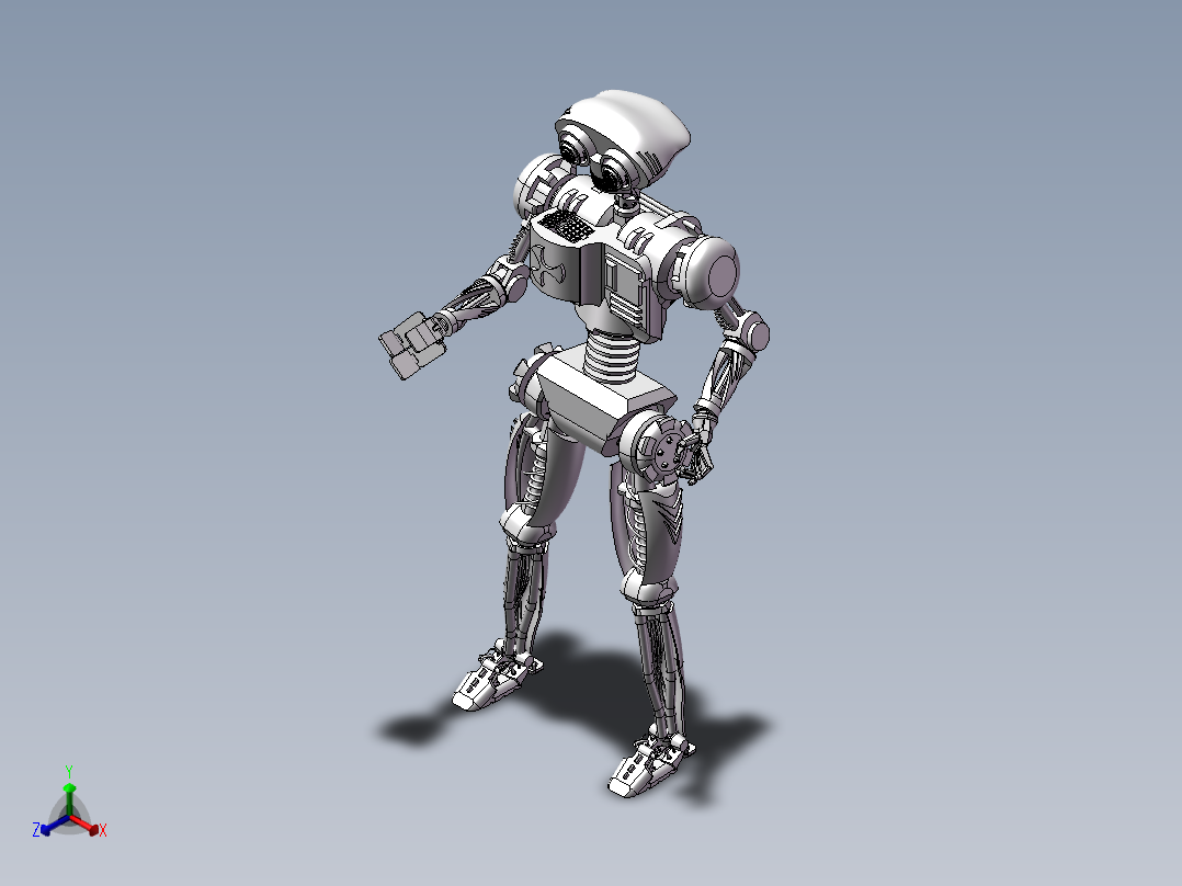 ET机器人正等轴测图