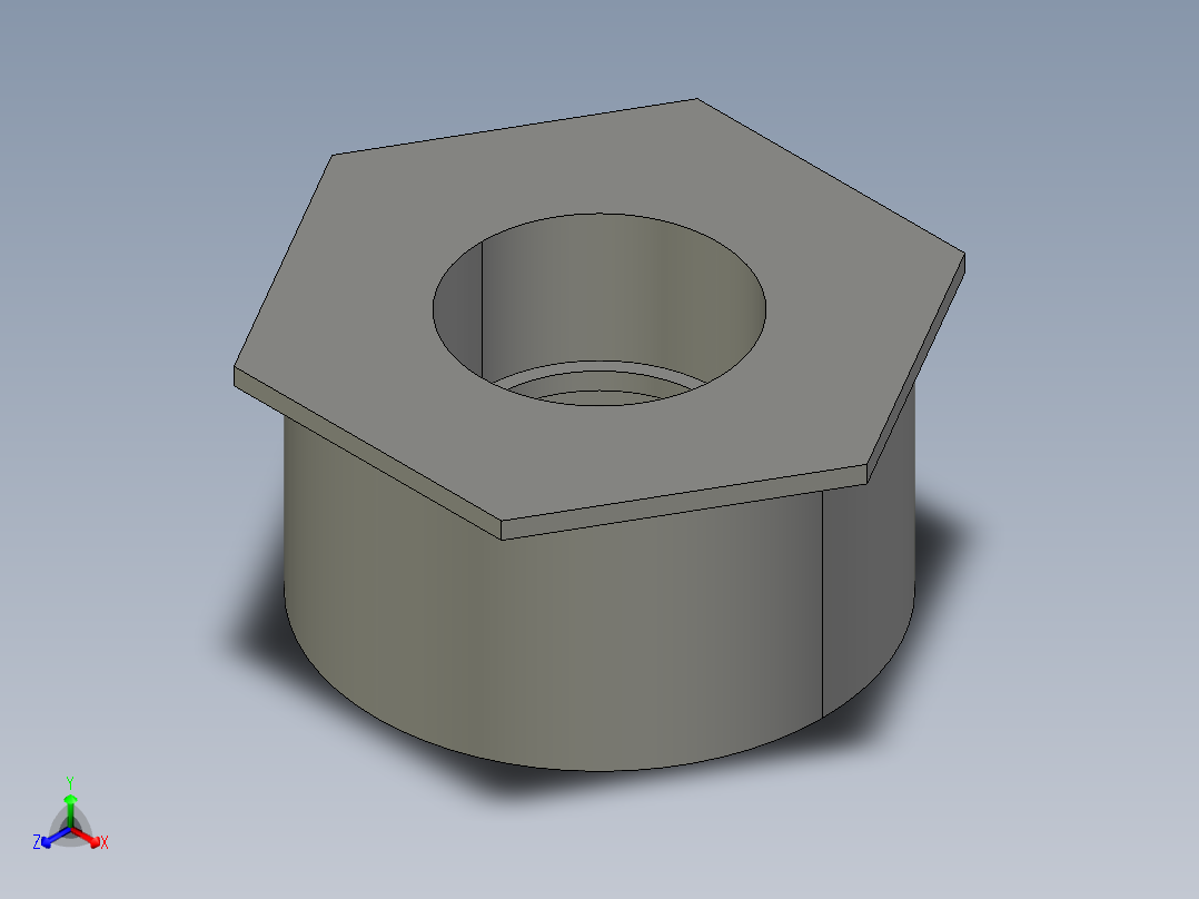 船舶管路系统SeaCor_ReducerBushing_SxSPIG_37J137530_6in x 3in正等轴测图