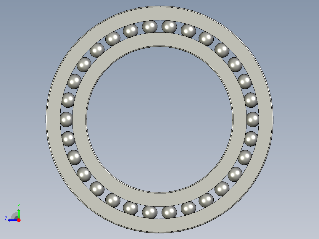 深沟球轴承16016右视图