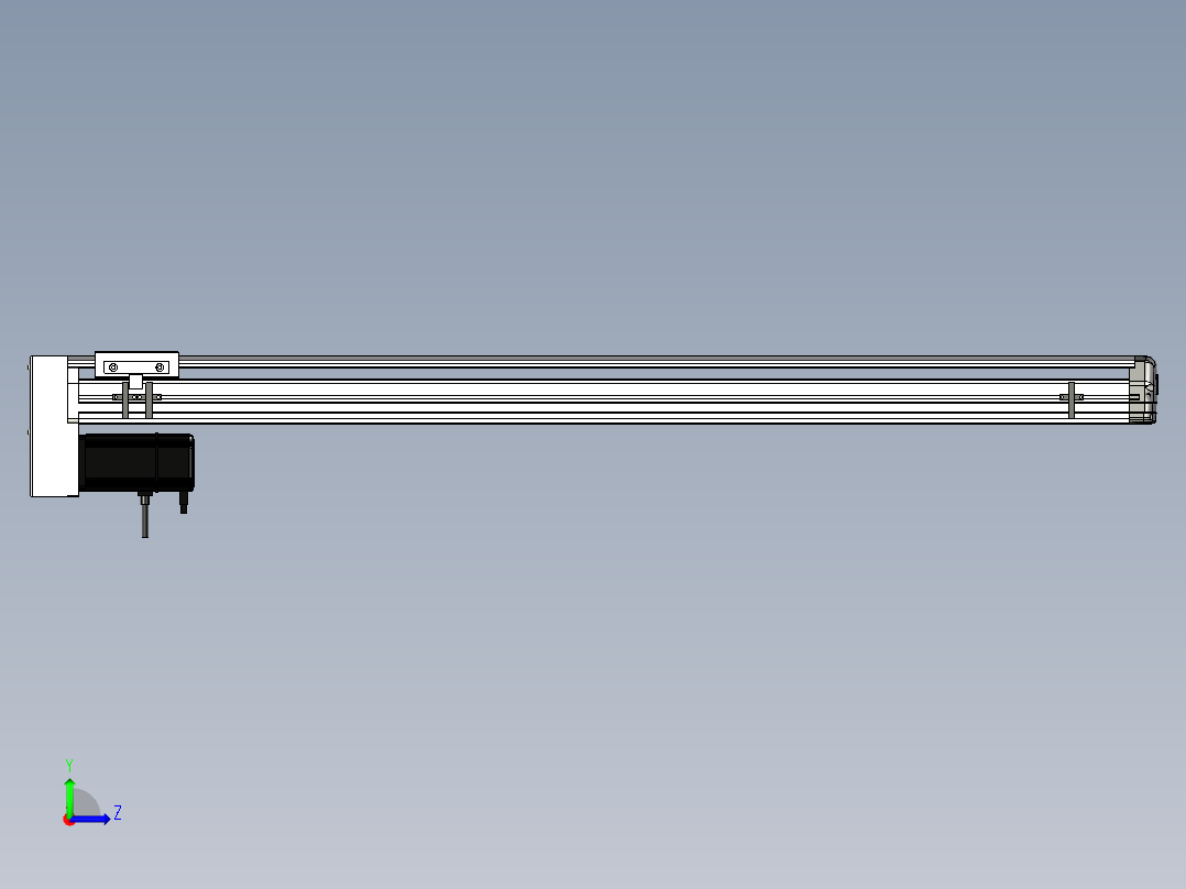 Toyo东佑达直线模组-ETH13-1000-BM-400W左视图