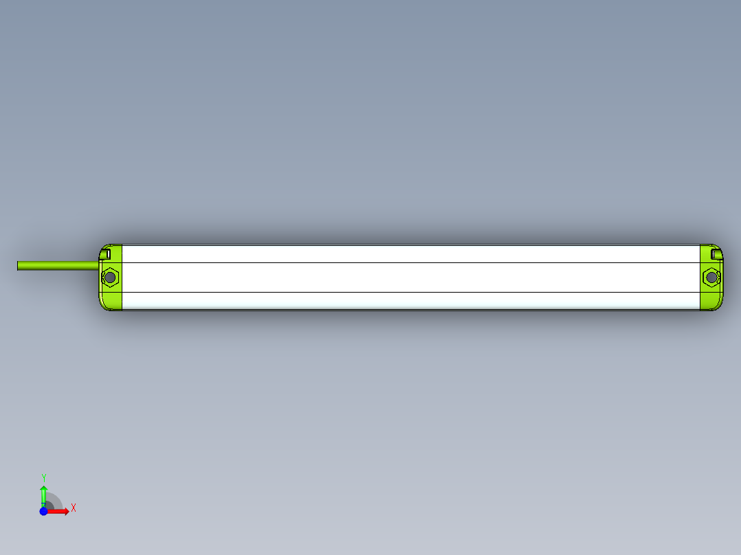 安全_区域传感器H2TLP1220_3D前视图