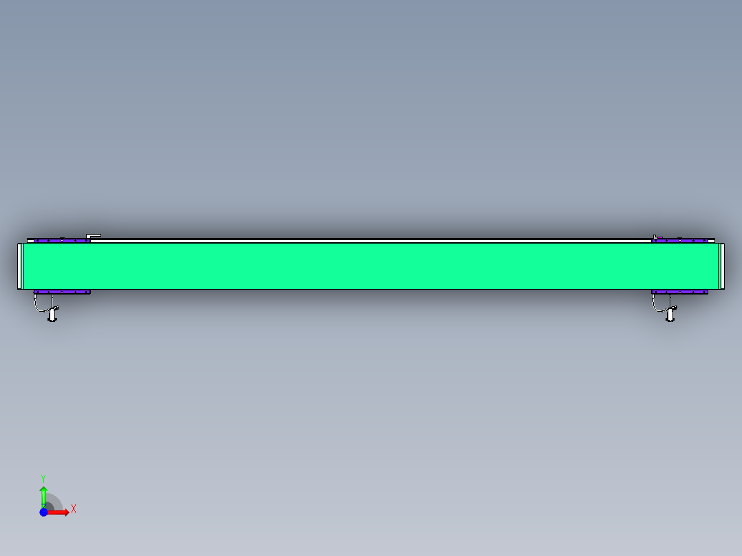 威洛博VL系列直线电机模组-2VL17E3-S2050前视图