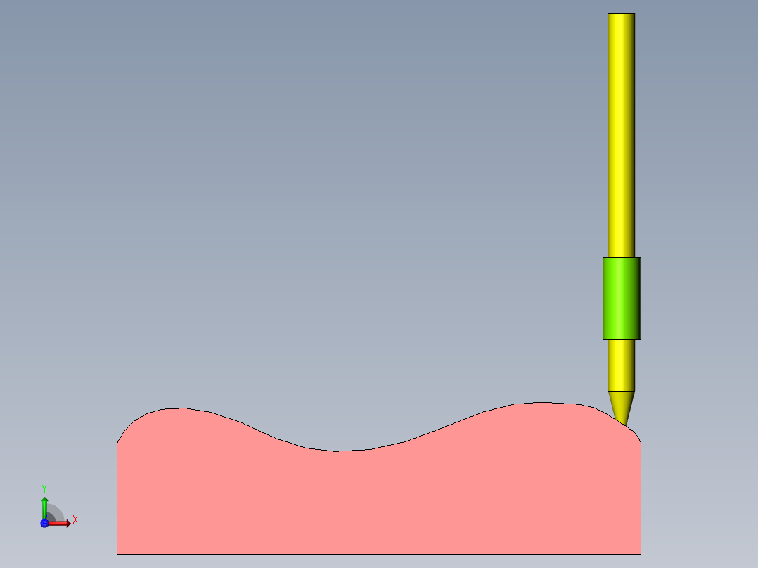 平面移动凸轮机构前视图