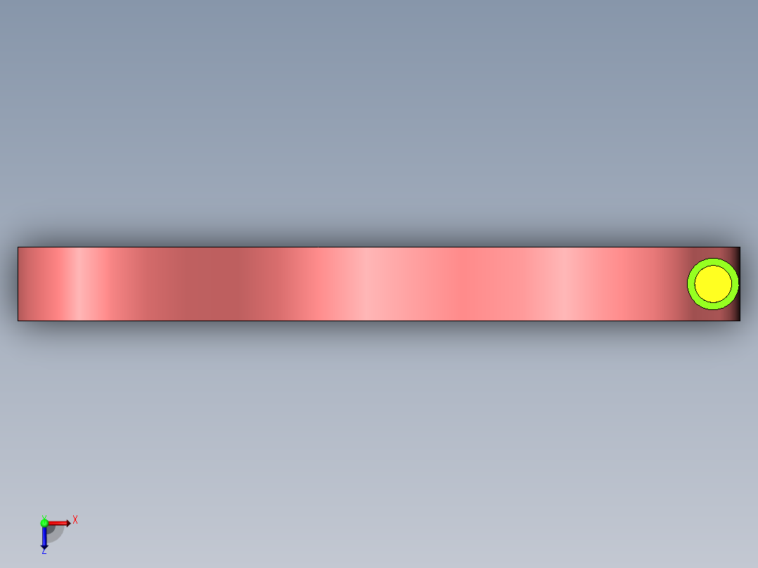 平面移动凸轮机构俯视图