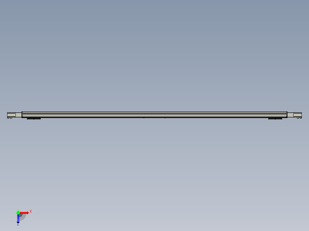 威洛博双电机滑台-VC14D2-S1300-BC-P40-C6俯视图