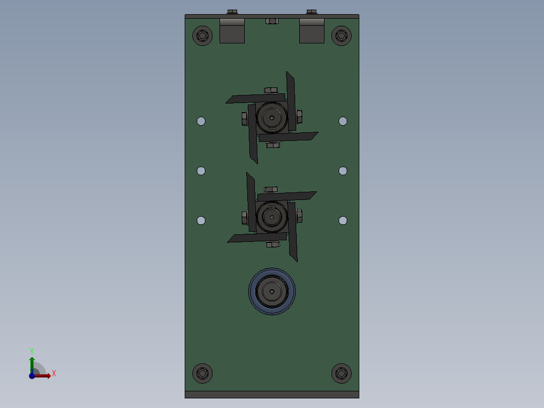 木材破碎机前视图