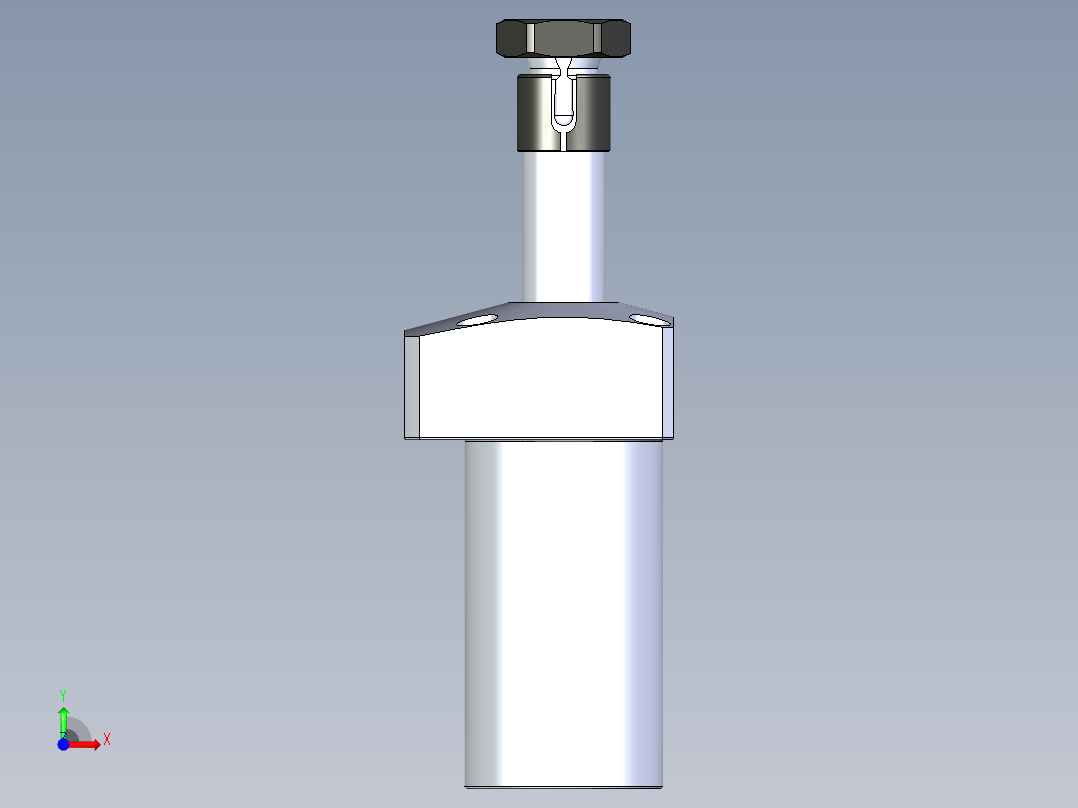 KOSMEKLHA0360-SR-Q20_R01多系列多零件图纸模型前视图