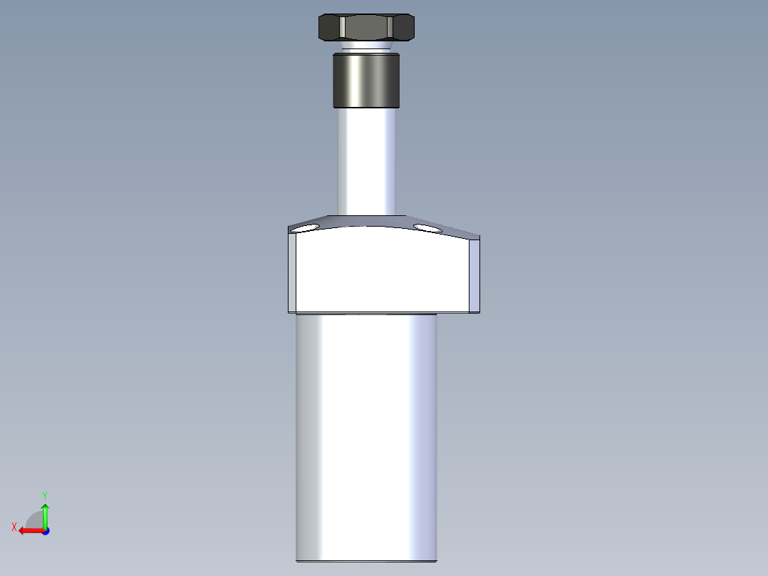 KOSMEKLHA0360-SR-Q20_R01多系列多零件图纸模型后视图