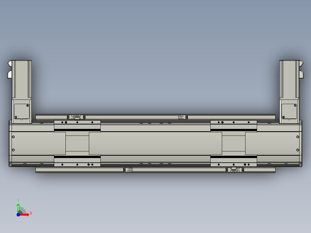 威洛博双电机滑台-VBF14S2-L100-S300-BLR-P40-C6前视图