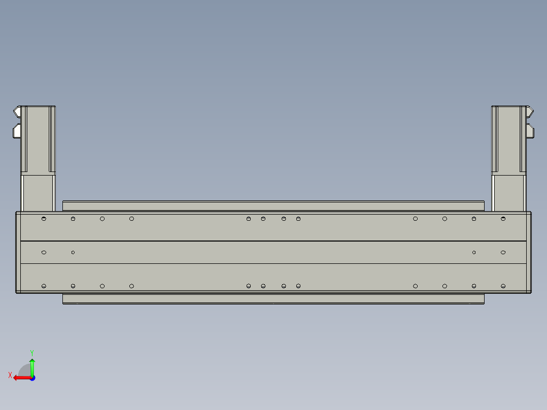 威洛博双电机滑台-VBF14S2-L100-S300-BLR-P40-C6后视图