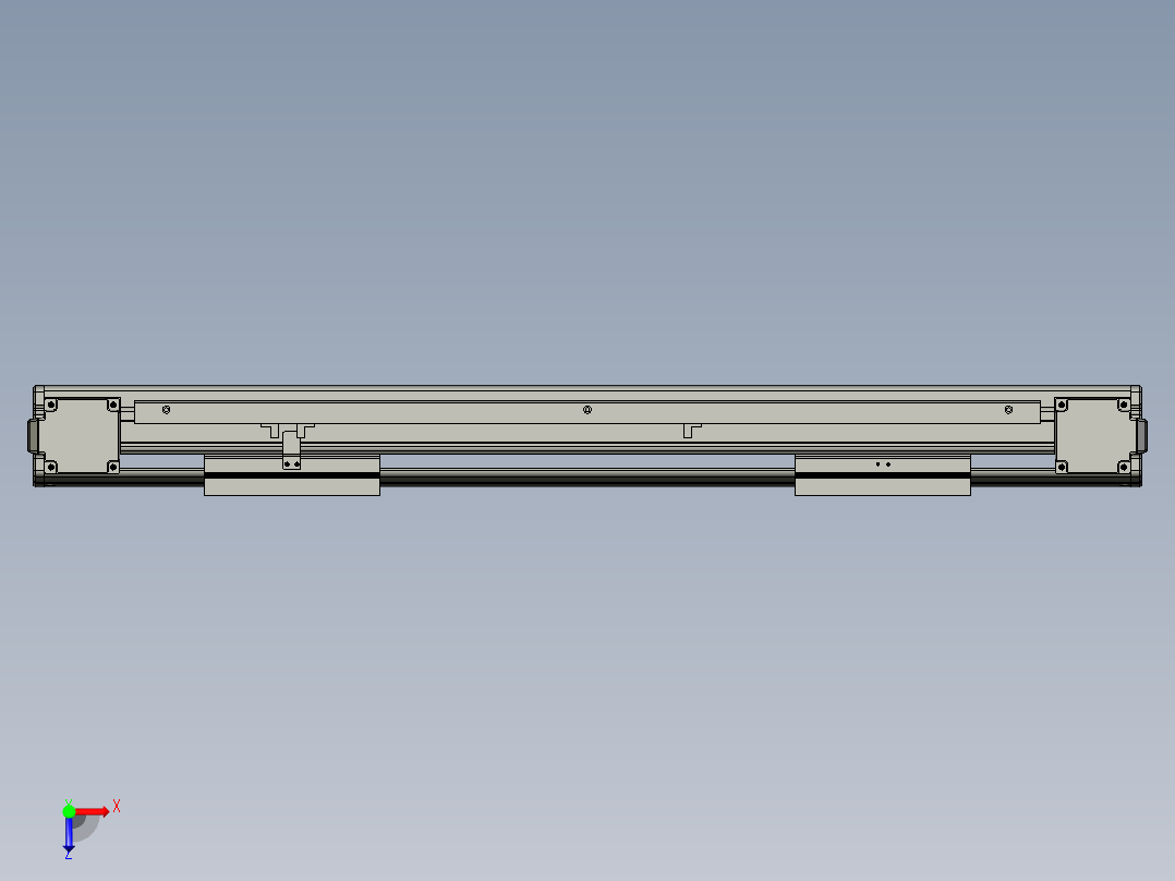 威洛博双电机滑台-VBF14S2-L100-S300-BLR-P40-C6俯视图