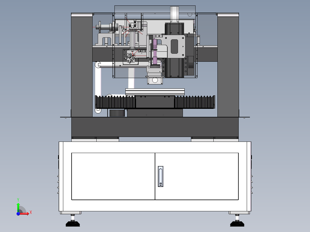紫外激光切割设前视图
