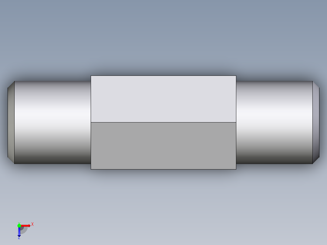 卡套式工业通用硬管接头EO_Union_tee_T04LL71X俯视图