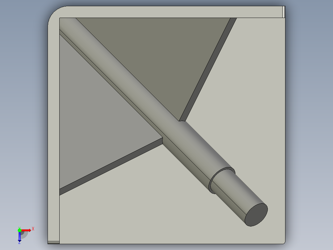 型材-BR 40X40 CORNER BRACKET SQUARE CAP KJN548718俯视图