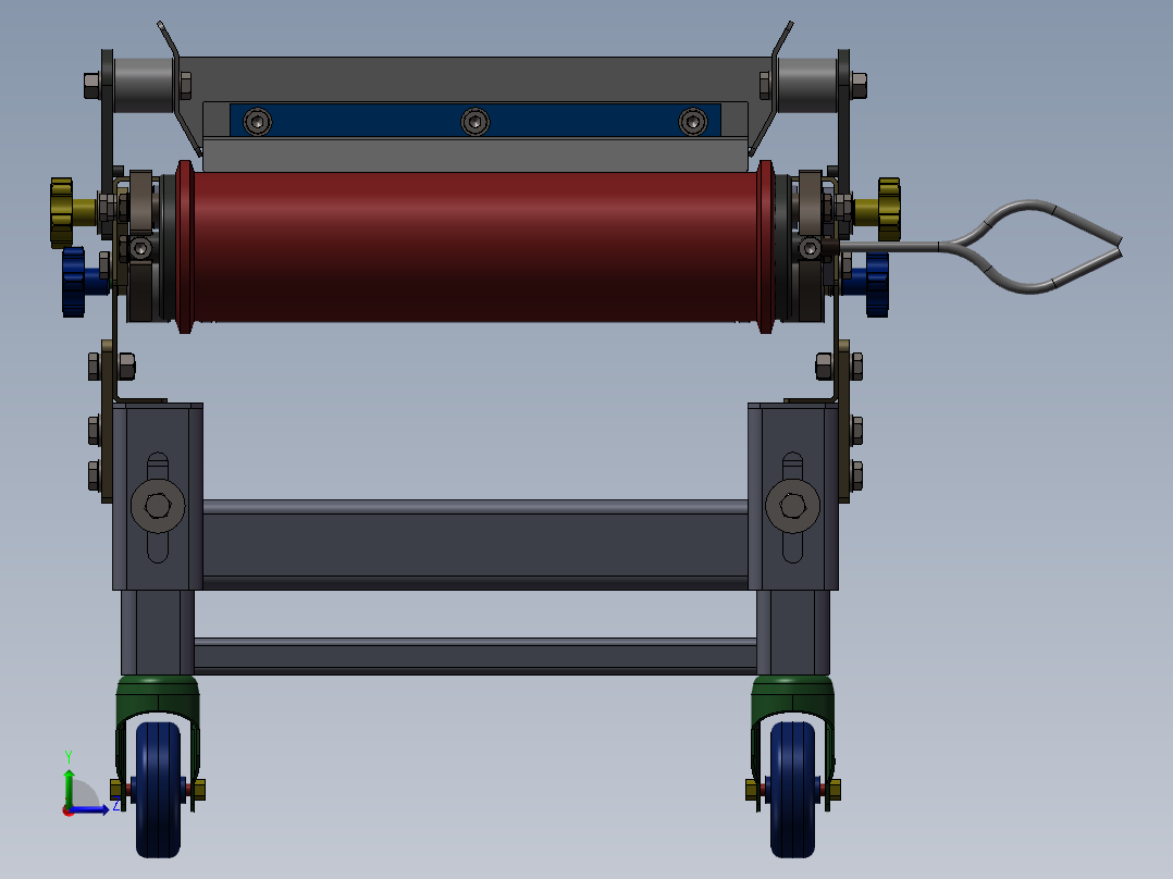 皮带输送机左视图