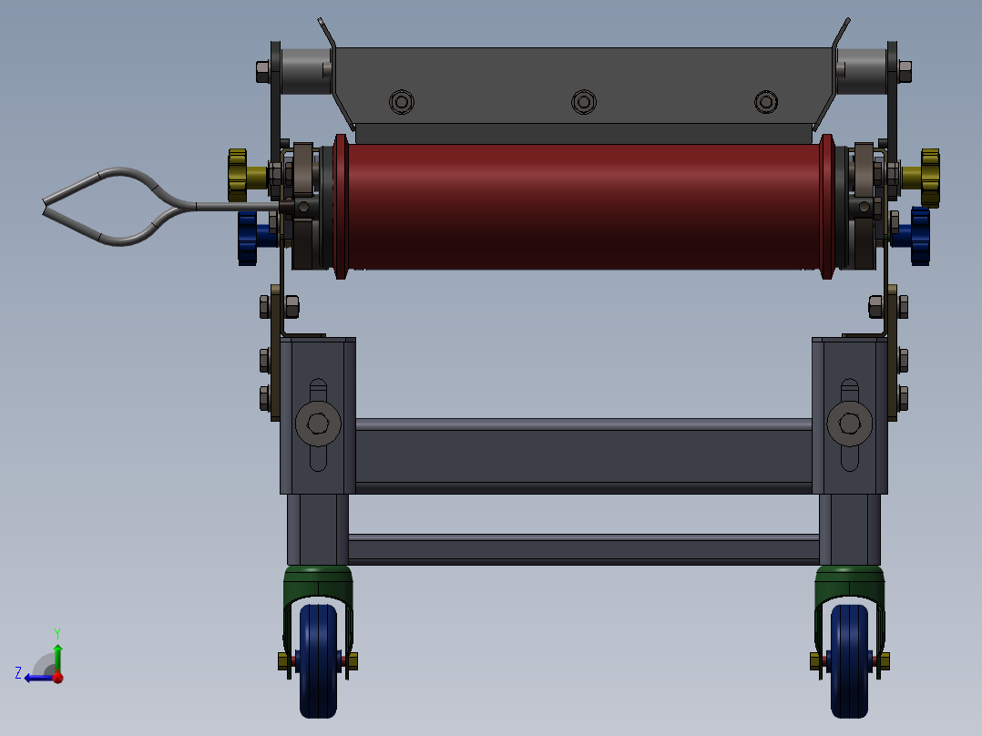 皮带输送机右视图