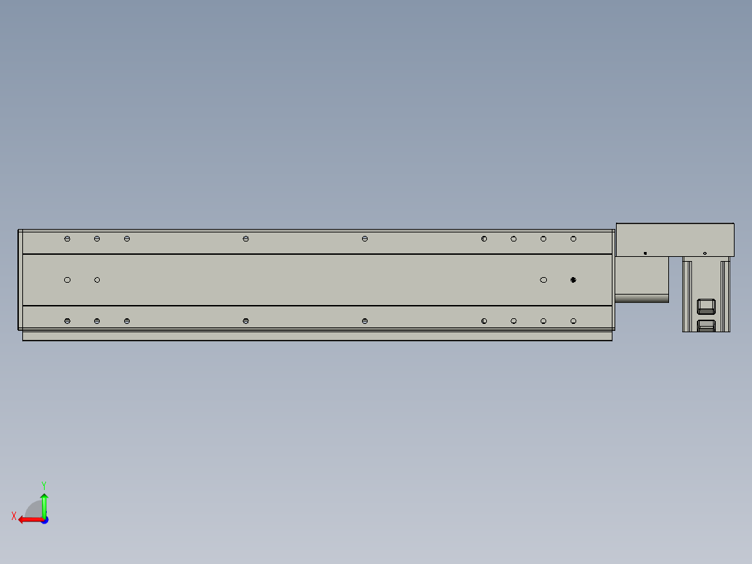 威洛博VBF17-S700-BR后视图